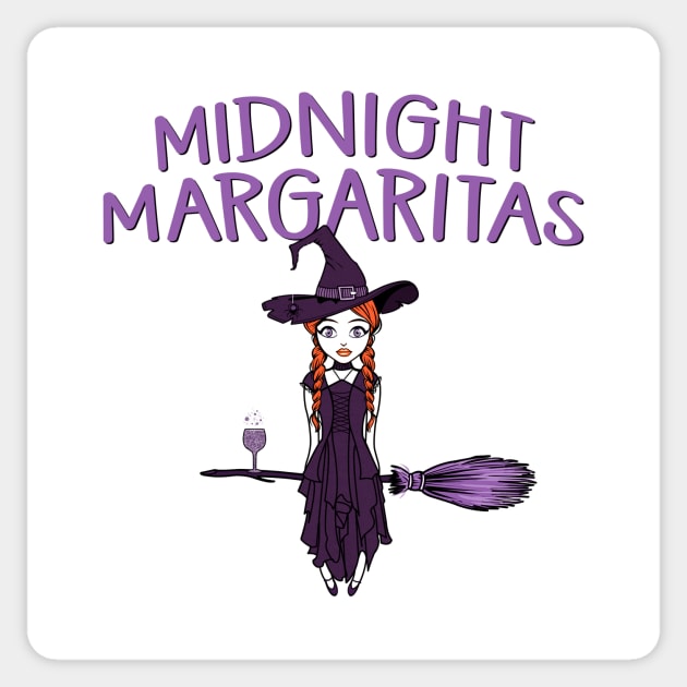 Midnight Margaritas Cheeky Witch® Sticker by Cheeky Witch